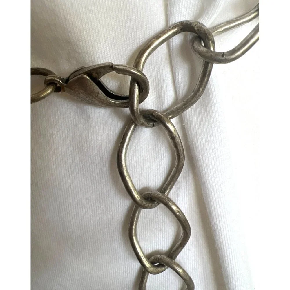 Southwestern Metal And Ceramic Belt -- 48